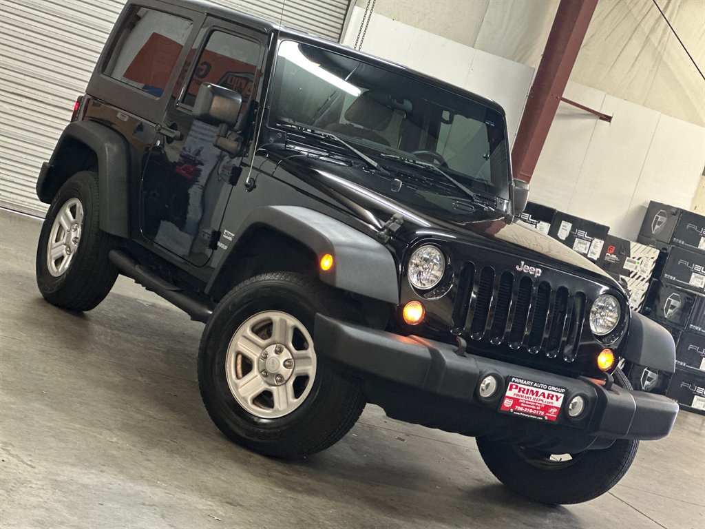 Used 2015 Jeep Wrangler Sport with VIN 1C4AJWAG5FL721745 for sale in Dawsonville, GA