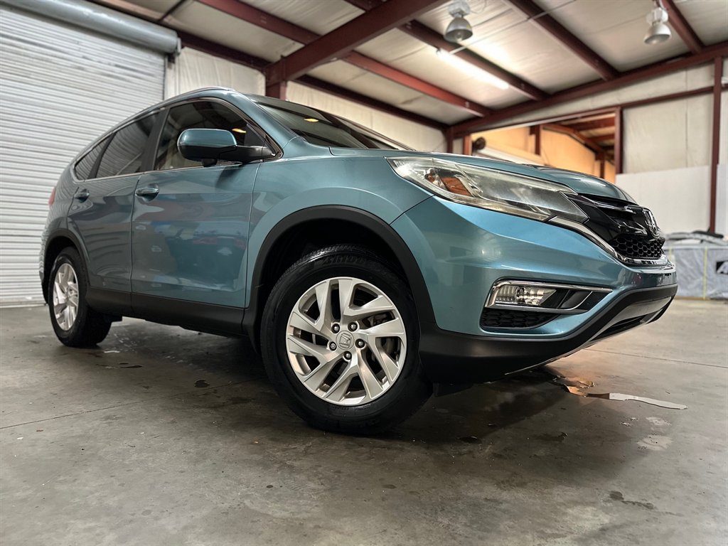 Used 2015 Honda CR-V EX-L with VIN 2HKRM3H78FH520523 for sale in Dawsonville, GA
