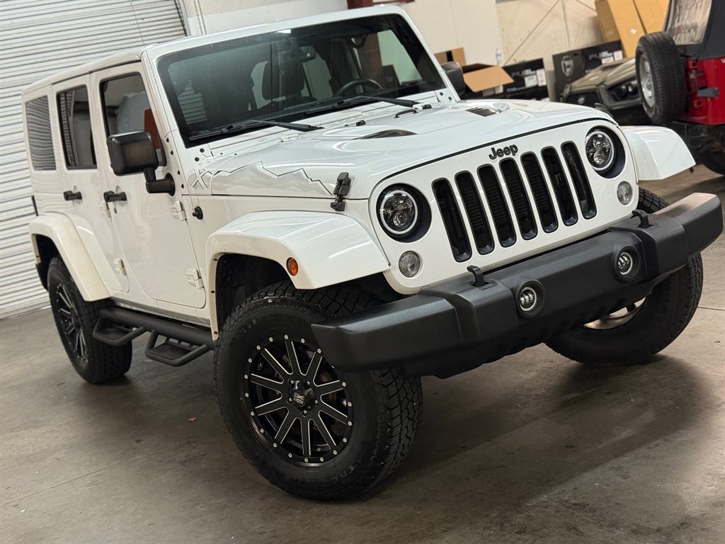 Used 2015 Jeep Wrangler Unlimited Sahara with VIN 1C4BJWEG3FL600503 for sale in Dawsonville, GA